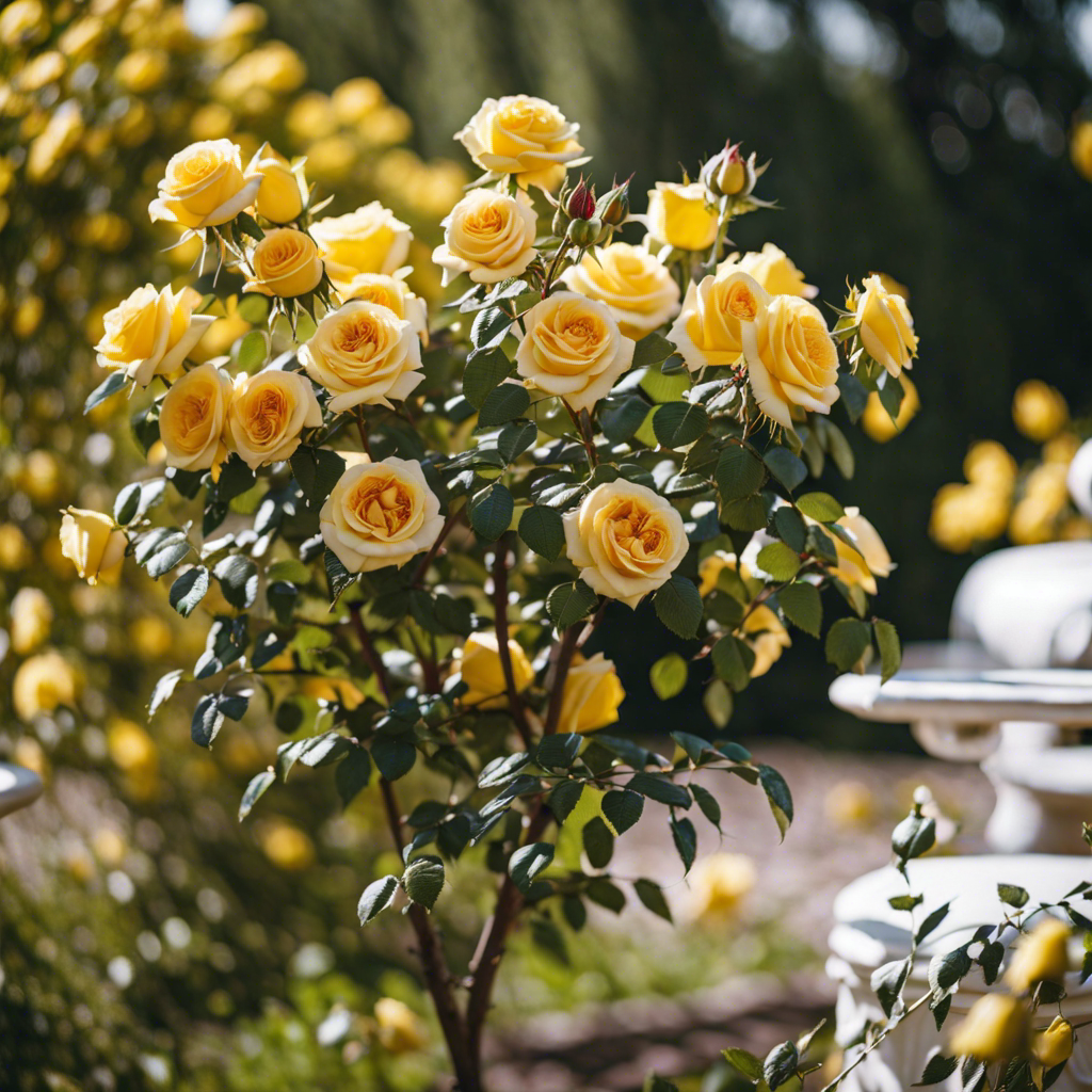 Trandafir Copac Galben (Golden) [3]