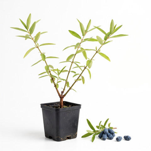 Afin - Afin Siberian (Lonicera caerulea) în ghiveci - terragreen.ro