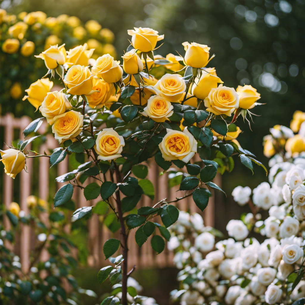 Trandafir Copac Galben (Golden) [1]