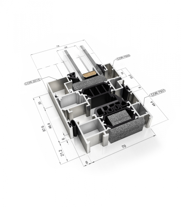 Sistem Cortizo Cor 70 Industrial cu BT [3]