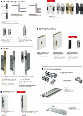 Accesorii Usi Porta Doors - Broaste Usi si Balamale Porta Doors