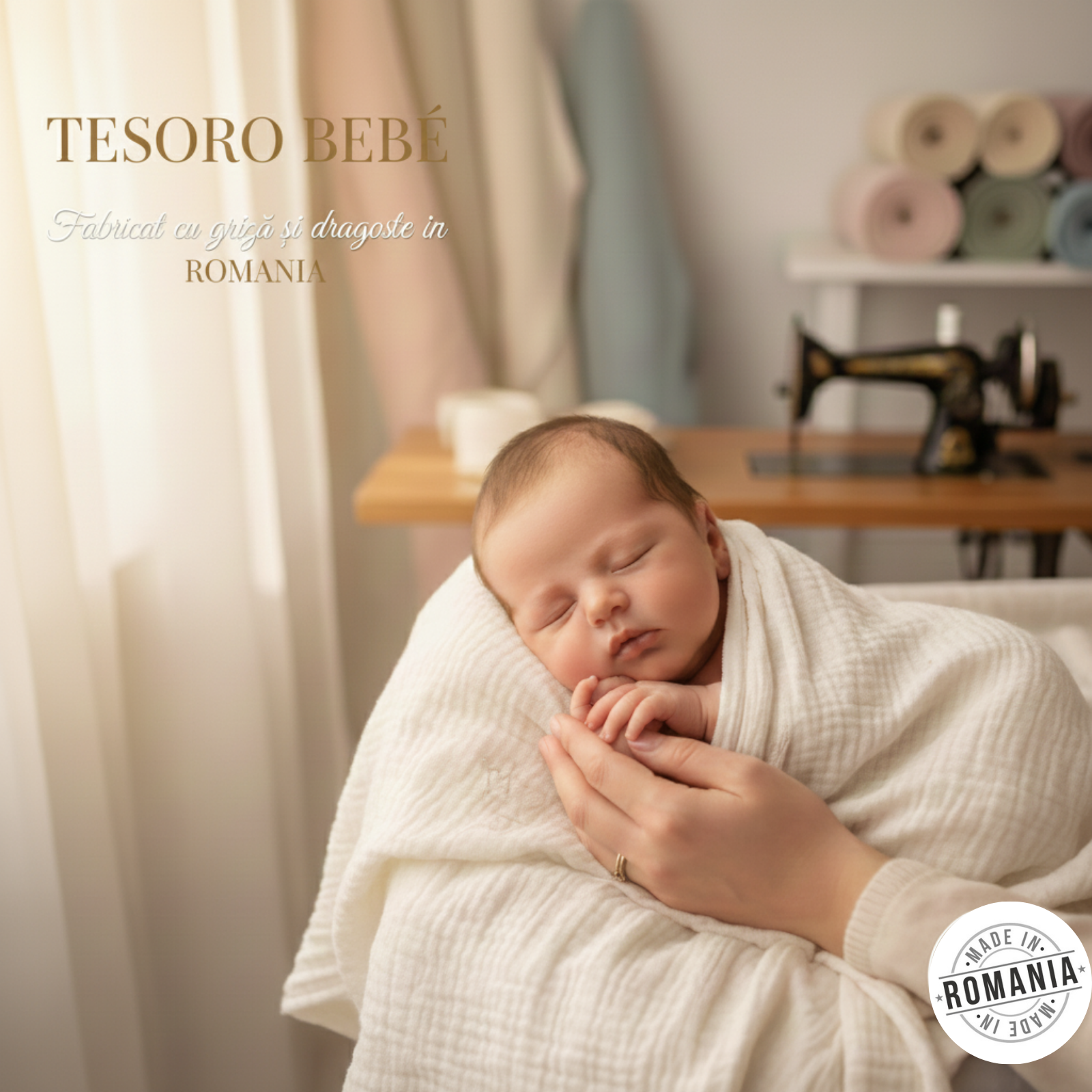 Mai mult decât o cusătură: Inima din spatele unui brand românesc pentru bebeluși Tesoro Bebe