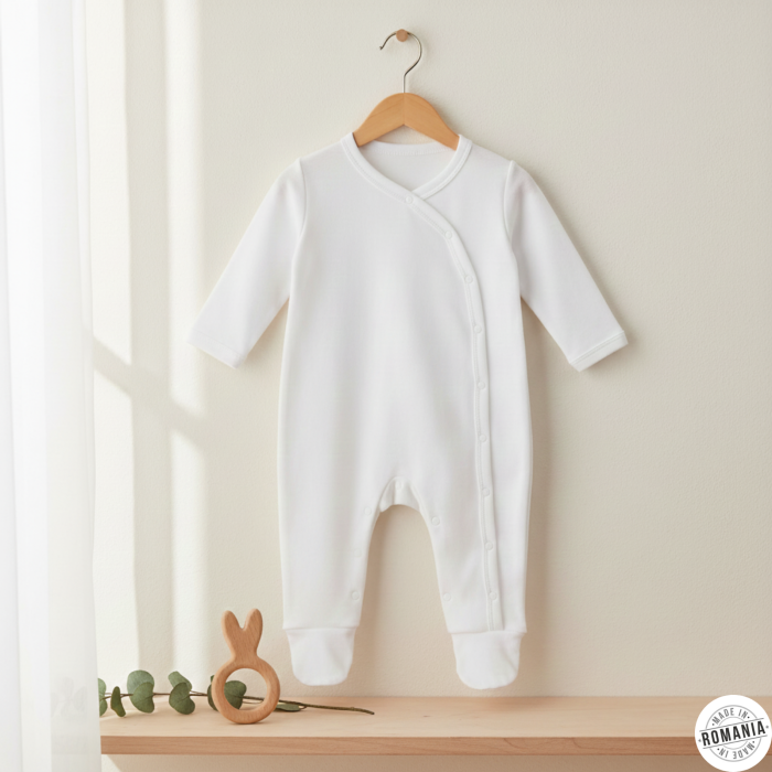 Set cadou "Vis de iarnă" - Sac de dormit matlasat și salopetă delicată [3]