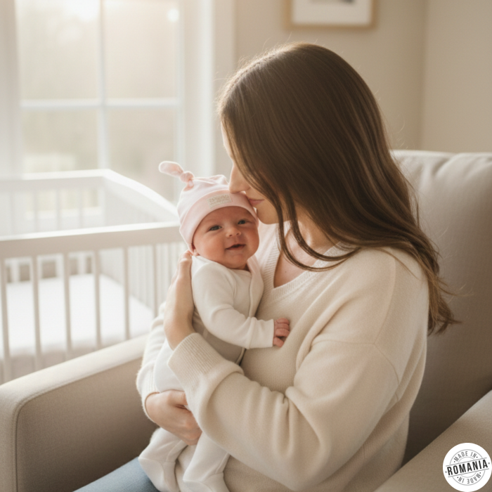 căciuliță-din-bumbac-cu-urechiușe-jucăușe-roz [1]