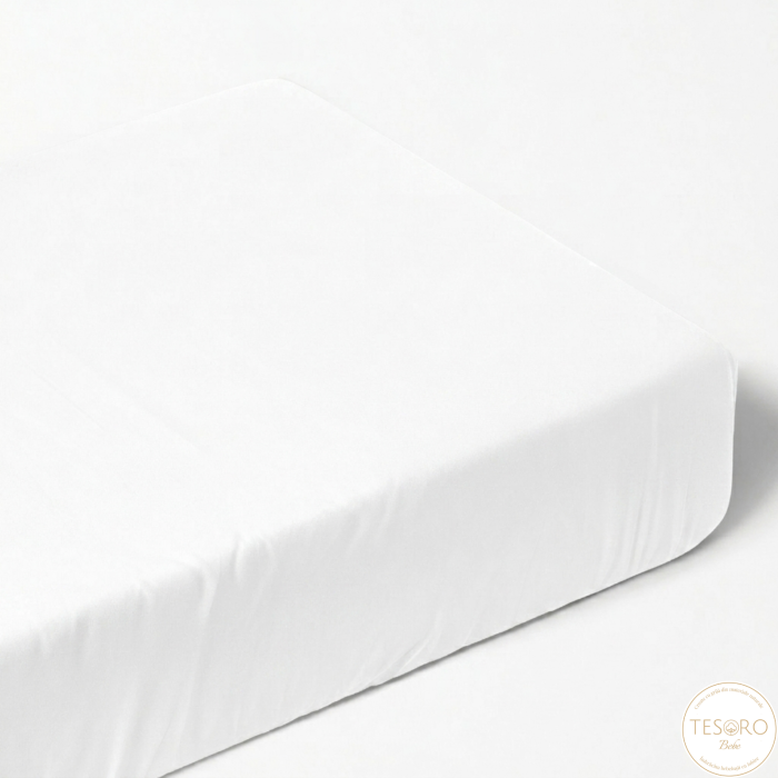 Cearceaf cu elastic Tesoro Bebe – Somn liniștit în bumbac 100% certificat 60x120cm [2]