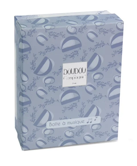 Iepuraș Muzical Albastru Doudou® 20cm | Tesoro Bebe [2]