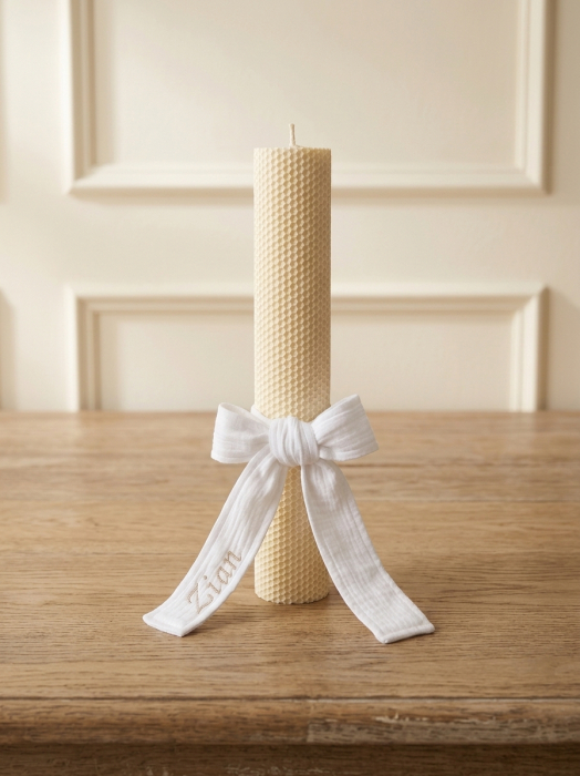 lumânare-botez-din-ceară-de-albine-ivory-35cm-cu-fundă-din-muselină [3]
