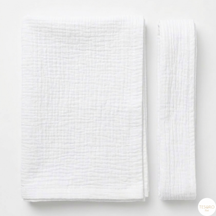 Set pânză de mir și fașă din muselină premium [2]