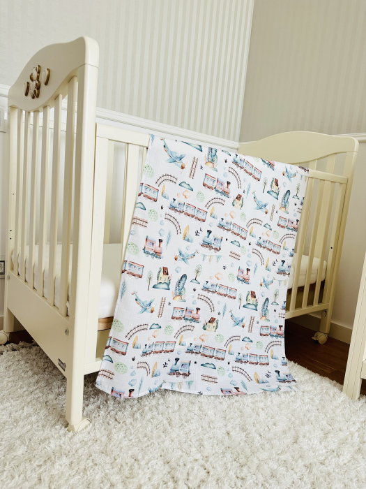paturica-premium-din-muselina-bambus-si-bumbac-model-trenulet-70x100-cm [2]