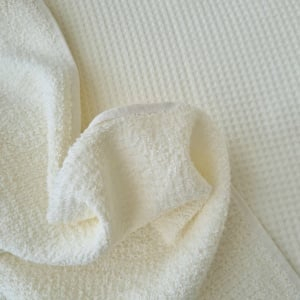 Poncho plaja bebe waffle | 0-3 ani ecru [3]