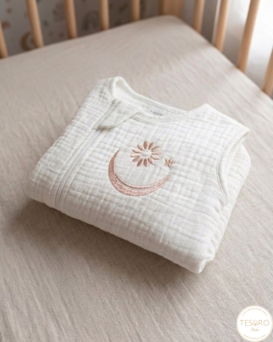 Sac Dormit Muselină Brodat Manual | Bumbac Oeko-Tex 100 | Tesoro [2]