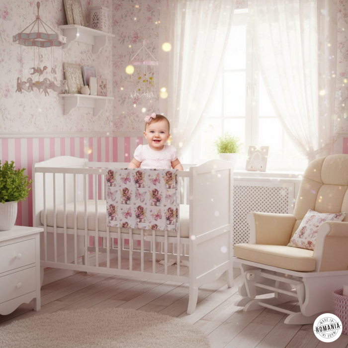 Set Paturica muselina 110x110 cm + batista bebelusului 40x40cm [1]