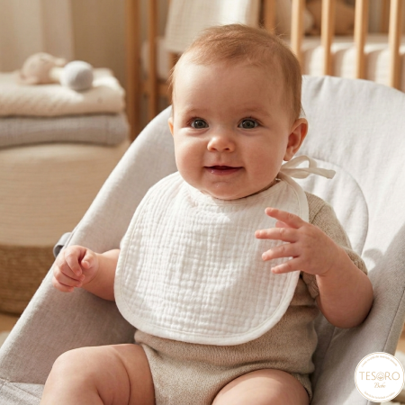 Hăinuțe - Baveta muselina premium