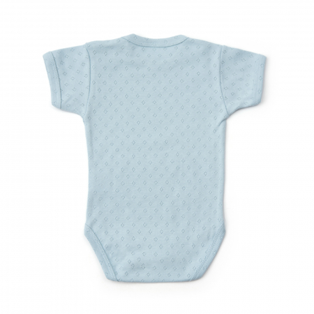 Body bebe maneca scurta, din bumbac moale pointelle [1]