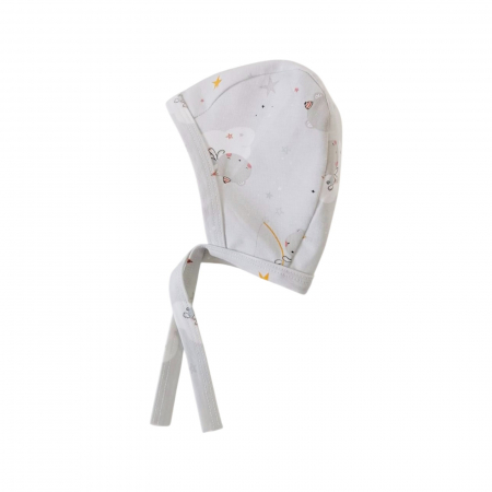 Hainute - Caciulita tip boneta bebelusi, din jerse de bumbac kitten