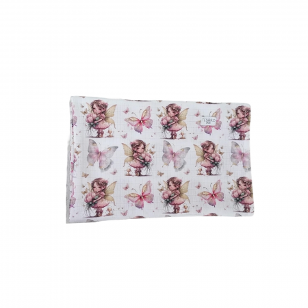 Museline - Set Paturica muselina 110x110 cm + batista bebelusului 40x40cm