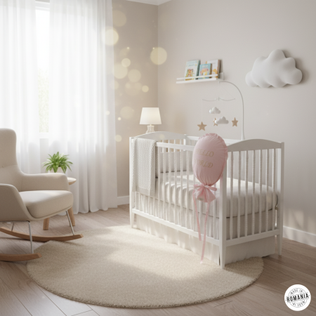 Perna decorativa balon, camera bebelusului