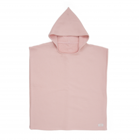 Prosoape si Halate - Poncho Plaja Bebe Waffle | 0-3 ani roz