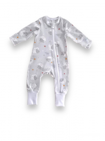 Salopete - salopeta-grow-with-me-kitten-grey