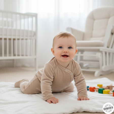 Salopeta din catifea, cu botosei si capse [1]