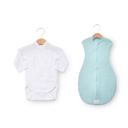 set-body-si-swaddle-ajustabil-baietel