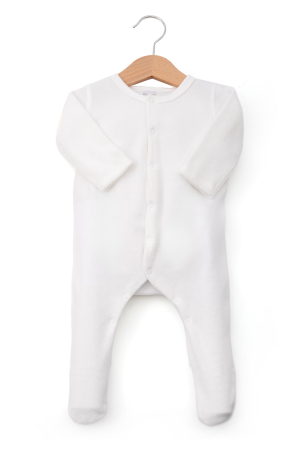 Set cadou alint de catifea alb-bej [4]