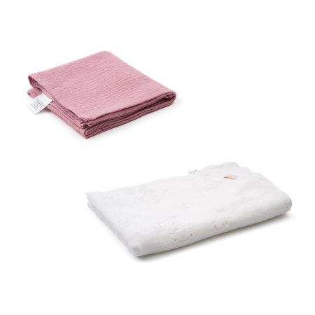 Păturici - set-îmbrățișarea-delicată-roz