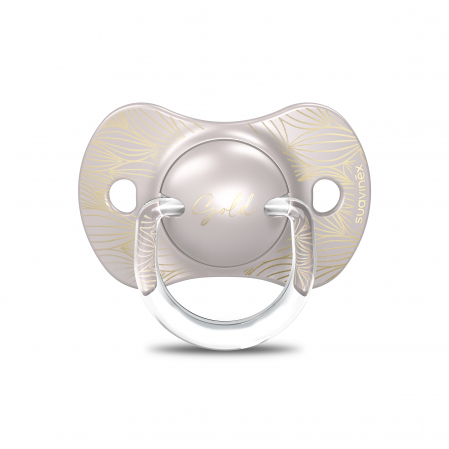 Biberoane si suzete - suzeta-fiziologica-sx-pro-din-silicon-0-6-l-roz-gold-premium suavinex