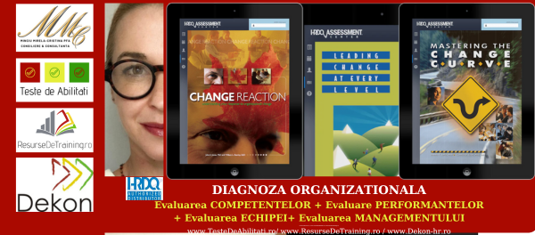 DIAGNOZA ORGANIZATIONALA: EVALUAREA COMPETENTELOR & PERFORMANTELOR & EVALUAREA MANAGEMENTULUI & EVALUARE CULTURA ORGANIZATIONALA & EVALUARE 360 GRADE (Evaluator licentiat: Mirela Minciu (Gîlcă) [4]