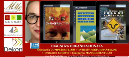 DIAGNOZA ORGANIZATIONALA: EVALUAREA COMPETENTELOR & PERFORMANTELOR & EVALUAREA MANAGEMENTULUI & EVALUARE CULTURA ORGANIZATIONALA & EVALUARE 360 GRADE (Evaluator licentiat: Mirela Minciu (Gîlcă) [3]