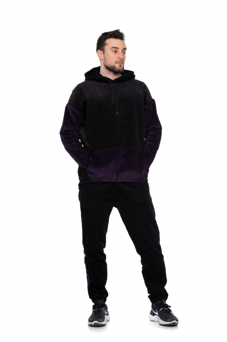 Pantaloni velura Half-Half [2]