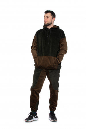 Pantaloni velura Half-Half [3]