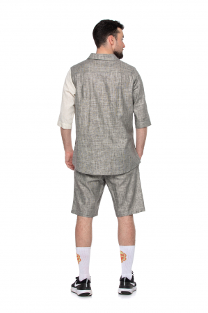 Set Camasa, Pantaloni scurti Half-Half [3]