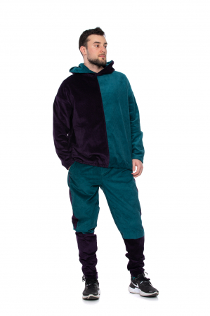 Set Hanorac Pantaloni velura [2]