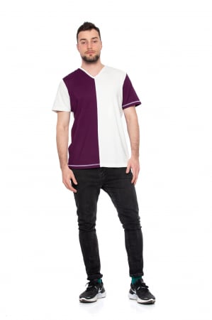 Tricouri - Tricou half-half