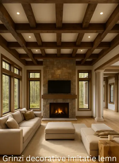 Grinzi decorative din poliuretan