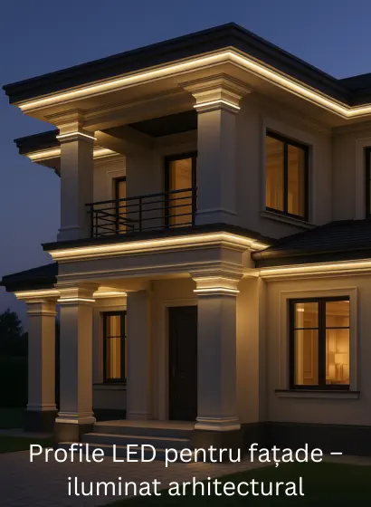 Scafe luminoase pentru exterior