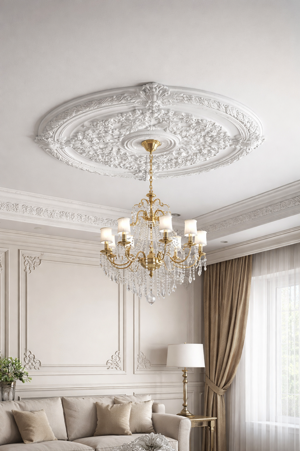 Rozete decorative pentru tavan? Ghid complet de alegere