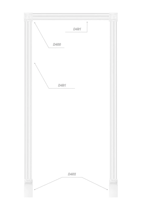 Ancadrament usa, Grand Decor , D 491, 9.5cmx2.1cmx200cm [4]