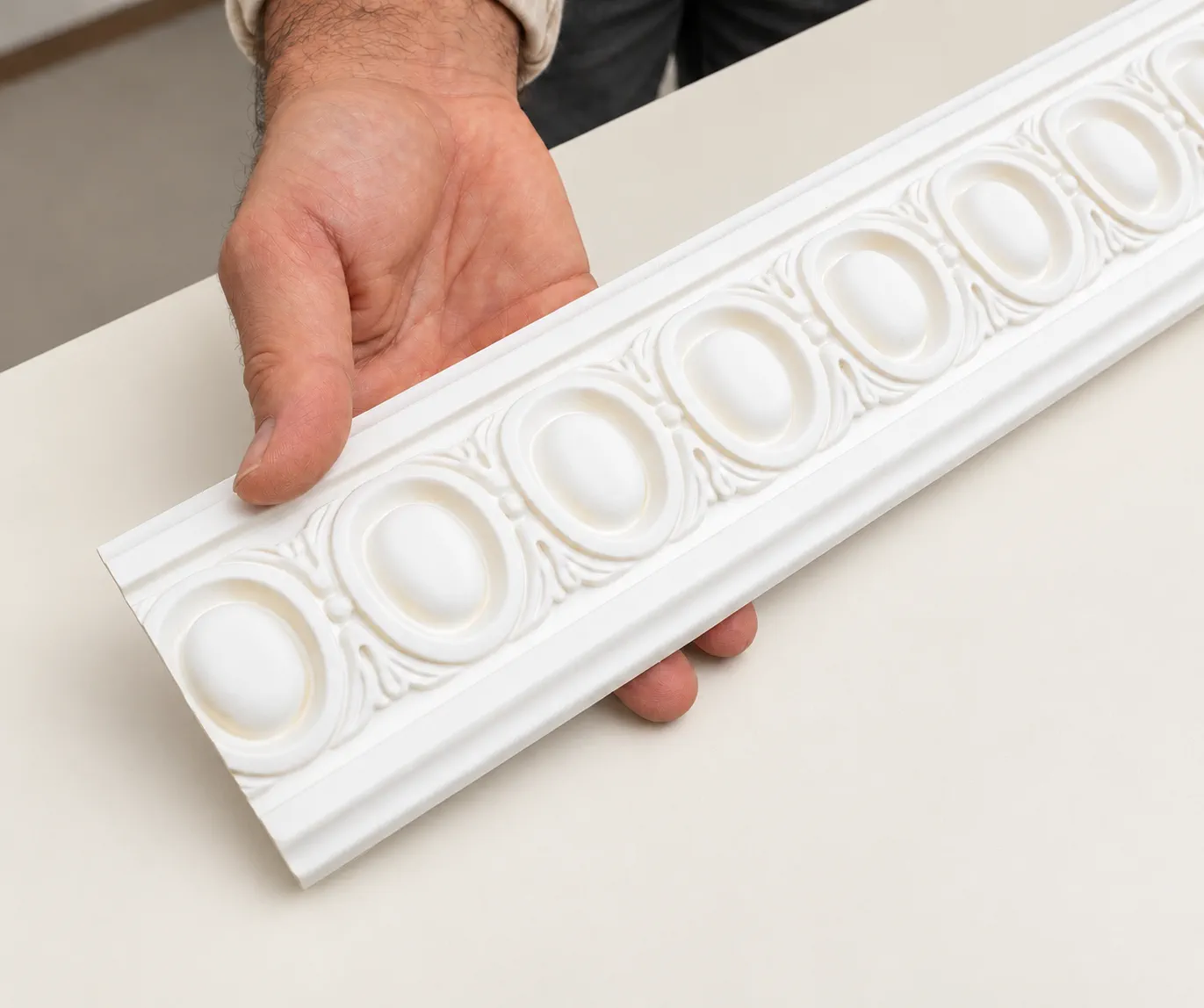 Bagheta decorativa perete pentru chenare din poliuretan 7.7 x 1.9 cm - CR702 [4]