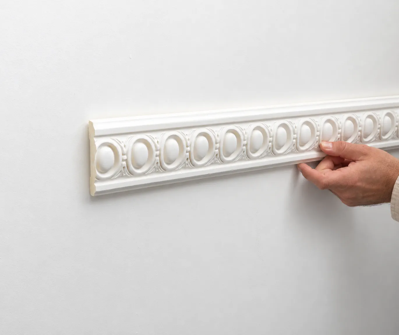 Bagheta decorativa perete pentru chenare din poliuretan 7.7 x 1.9 cm - CR702 [2]