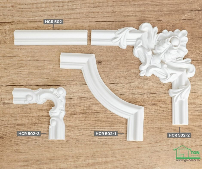 Brau decorativ, din HDP, HCR 502, 3.2cmx1.6cmx200cm [7]