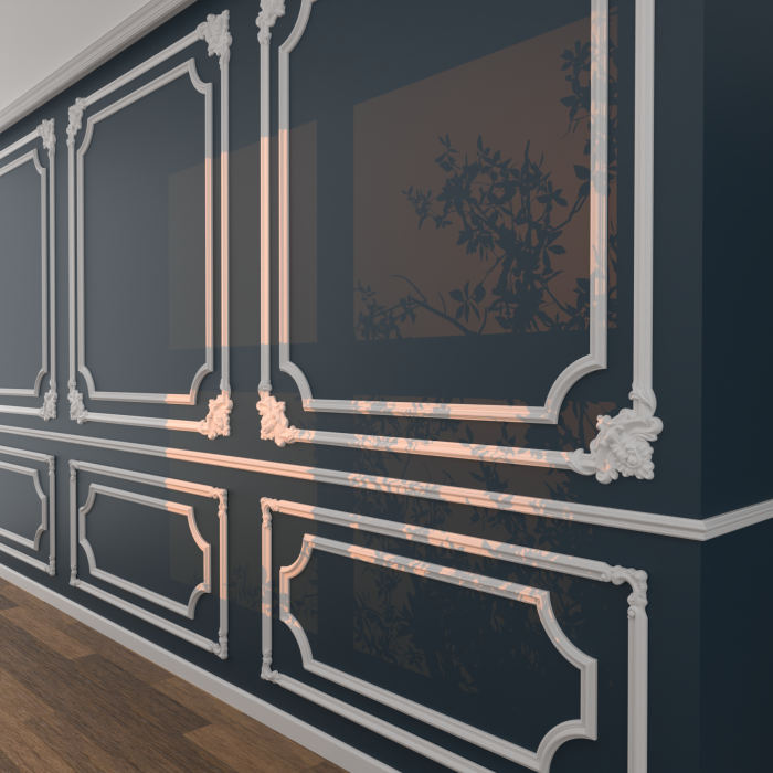 Brau decorativ, din HDP, HCR 502, 3.2cmx1.6cmx200cm [8]