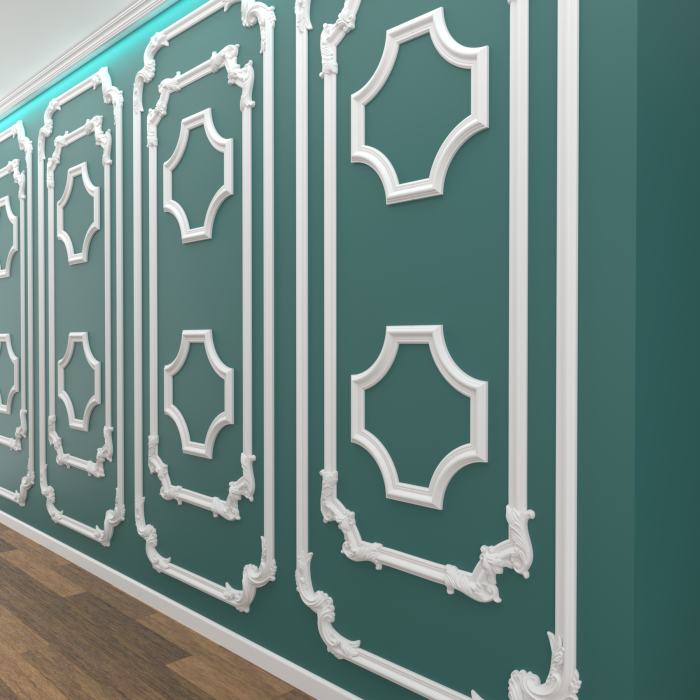 Brau  decorativ, din HDP, HCR 517, 4.2cmx1.7cmx200cm [12]