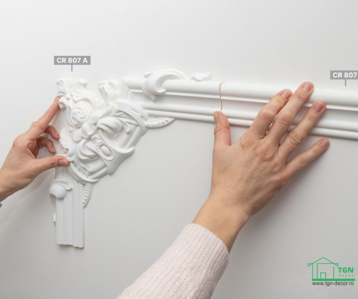 Brau din poliuretan, Grand Decor CR 807, 5.4cmx1.5cmx200cm [12]