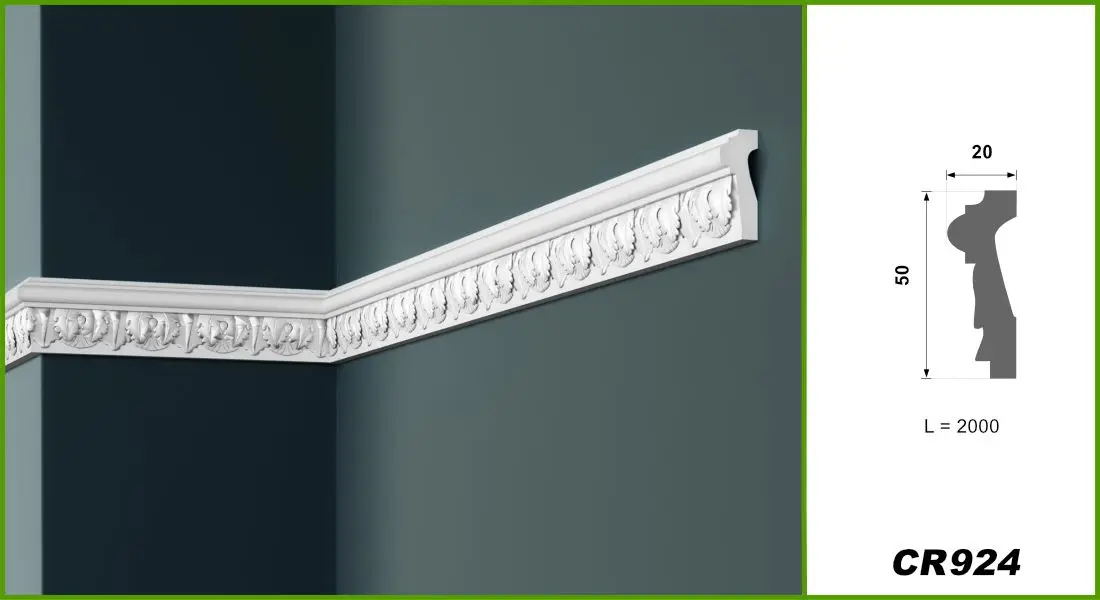 Brau din poliuretan, Grand Decor CR 924, 5cmx2cmx200cm [2]