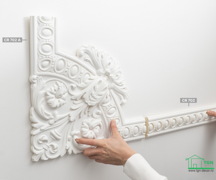 Brau din poliuretan, Grand Decor CR702, 7.7cmx1.9cmx200cm [11]