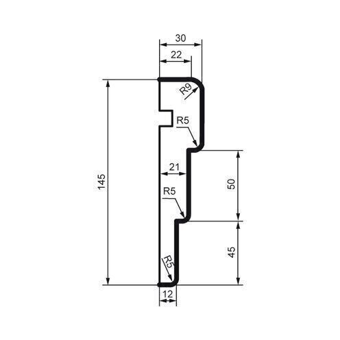 Brâu pentru exterior, MC 122, 14.5cm x 3cm x 200cm [2]