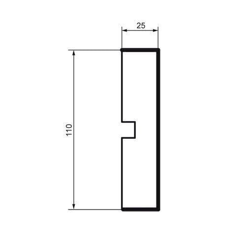 Brâu pentru exterior, MC 144, 11cm x 2.5cm x 200cm [2]