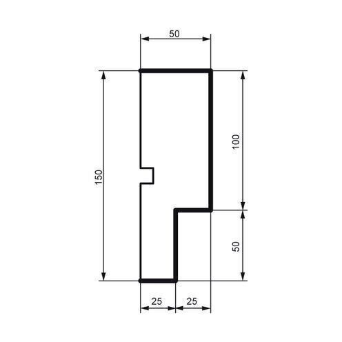 Brâu pentru exterior, MC 162, 15cm x 5cm x 200 cn [2]